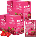 Ener-C Raspberry Multivitamin Drink Mix Powder Vitamin C 1000Mg & Electrolytes With Real Fruit Juice Natural Energy & Immune Support For Women & Men - Non-Gmo Vegan & Gluten - 60 Count