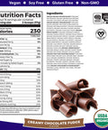 Orgain Organic Plant Based Meal Replacement Powder, Creamy Chocolate Fudge & Organic Plant Based Protein Powder, Creamy Chocolate Fudge - Vegan, Low Net Carbs