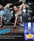 ANS Performance Quench BCAA Powder - Workout Muscle Recovery Drink - Dietary Supplement with Protein - No Added Sugar, Zero Carbs And Calories - 100 Servings, Pink Lemonade