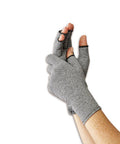 Curad CURSR19400MDH Performance Series 50+ Arthritis Reilef Glove Aids in Arthritis Carpal Tunnel & Tendonitis Breathable Soft Mild Compression 1 Pair Medium