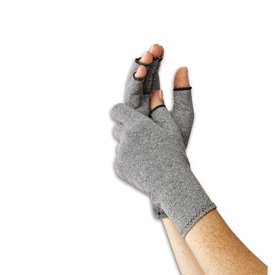 Curad CURSR19400MDH Performance Series 50+ Arthritis Reilef Glove Aids in Arthritis Carpal Tunnel & Tendonitis Breathable Soft Mild Compression 1 Pair Medium