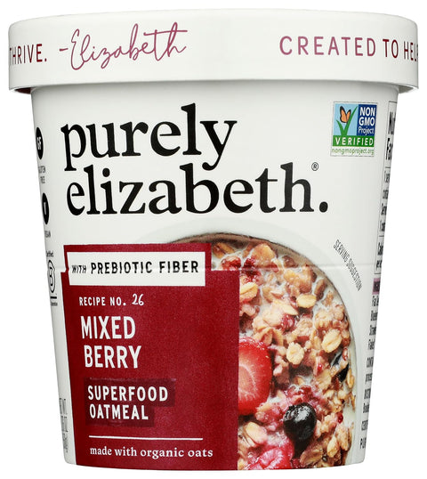 Purely Elizabeth, Oatmeal Cup Superfood Dark Chocolate Chunk, 1.76 Ounce