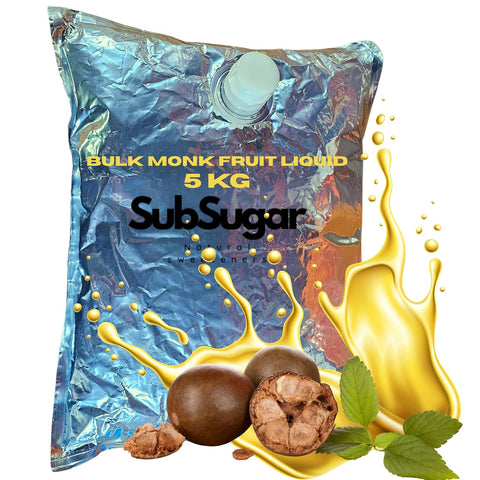 SubSugar Monk Fruit Drops Liquid Monk Fruit Sweetener, No Erythritol Sugar Alternative, Concentrated Syrup, Zero Calorie, Sugar-Free for Keto, Coffee, Tea, Food, Kosher, Non-GMO (250 gr) #1 in USA