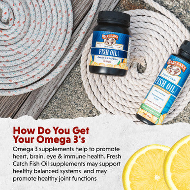 Barlean's Organic Oils Fresh Catch Orange Flavor Fish Oil