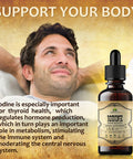 HERBALICIOUS Natural Iodine Extract - Sea Kelp - Drops For Thyroid Function Support, Digestion, Energy Boost - Liquid Dietary Supplement - Vegetarian-Friendly Formula - 4Oz Bottle