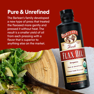 Barlean's Fresh Organic Flax Oil 12-Oz