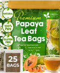 FreshDrinkUS, Premium 75 Mulberry Leaf Tea Bags, 100% Natural & Pure from Mulberry Leaves. Loose Leaf Herbal Tea. Made with Natural Material Tea Bags. No Sugar, No Caffeine, No Gluten, Vegan.
