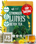 FreshDrinkUS, Premium 75 Mulberry Leaf Tea Bags, 100% Natural & Pure from Mulberry Leaves. Loose Leaf Herbal Tea. Made with Natural Material Tea Bags. No Sugar, No Caffeine, No Gluten, Vegan.