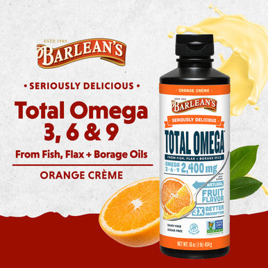 Barlean's Organic Oils Orange Cream 16 Oz 454 G