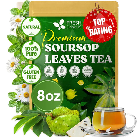 FreshDrinkUS, Premium 120 Mulberry Leaf Tea Bags, 100% Natural & Pure from Mulberry Leaves. Loose Leaf Herbal Tea. Made with Natural Material Tea Bags. No Sugar, No Caffeine, No Gluten, Vegan.