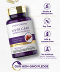 Carlyle Liver Support Supplement | 90 Capsules | Powerful Complex | Liver Care Formula | Non-Gmo, Gluten Fee