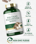 Carlyle Maitake Mushroom Capsules | 1600mg | 400 Count | Non-GMO & Gluten Extract | Mushroom Supplement