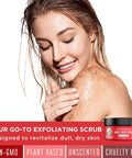Maryruth Organics Vitamin Hand | Foot & Body Scrub w/MSM by MaryRuth's Exfoliates & Hydrates Dry | Damaged or Normal Skin | Blend of Organic Plant Based Ingredients | For Men & Women | Unscented | 8oz.