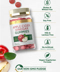 Carlyle Vegan Apple Cider Vinegar Gummies | 75 Count | Natural Apple Flavor | Non-Gmo, Gluten Free | Acv Supplement