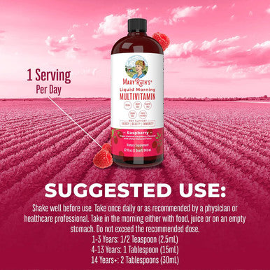 Maryruth Organics Daily Liquid Multivitamin for Women Men & Kids and Gray Guard Liposomal 2-Pack Bundle for Immune Support Metabolism Skin Health Natural Hair Color and Overall Health Vegan & Non-GMO