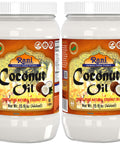 Rani Organic Extra Virgin Coconut Oil, Unrefined 15 fl oz (444ml) Cold Pressed, NON-GMO | Gluten Free | Kosher | Vegan | 100% Natural | Packed in USA | USDA Certified Organic