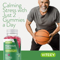 Magnesium Citrate Gummies For Adults & Teens - 66Mg, Supports Calm Mood, Optimal Relaxation, Muscle Function - Vegetarian, Gelatin Free, Gmo - Tasty Chewable Raspberry Flavored Gummy
