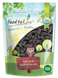Food to Live Organic Dried Black Mulberries, 2 Pounds â€“ Non-GMO, Raw Fruit, Unsulfured, Unsweetened, Vegan, Mulberry in Bulk. Great for Snacking, Desserts, and Granola. No Sugar Added. Morus nigra