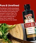Barlean's Organic Fresh Flax Oil 8 Fl Oz (236 Ml)