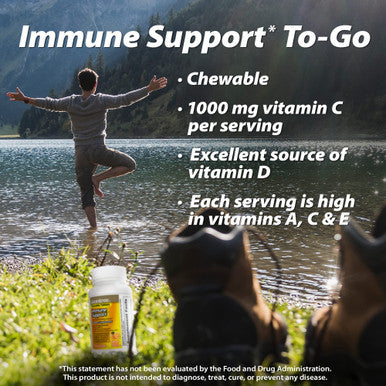 Good Sense Citrus Immune Support Chewable Tablets. A Custom Blend of 10 Vitamins, Minerals and Herbs, Including 1,000 mg of Vitamin C , 96 Count