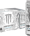 Monster Energy Zero Ultra, Sugar Free Energy Drink, 16 Ounce | Pack of 15