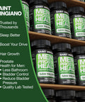 Saint Mingiano Men'S Prostate Health - 120 Capsules Of Advanced Prostate Supplements For Men With Saw Palmetto, Supporting Urinary Function And Hair Health 3 Months Supply Of Natural Herbal Supplements