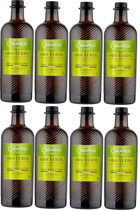 Carapelli - Oro Verde Extra Virgin Olive Oil: First Cold-Pressed EVOO ÃƒÂ¢Ã¢â€šÂ¬Ã¢â‚¬Å“ 33.8 Fluid Ounces (1 Liter)