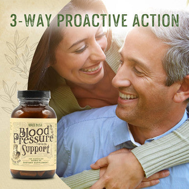 Medicine Man Plant Co . Blood Pressure Support 120 Capsules - Natural Herbal Pills With Hawthorn, Rosella Hibiscus, And Ginger - Organic And Herbal Supplement