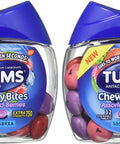 TUMS Ant Chewy Bites Assorted Berries 32 Chewable Tablets (Pack of 4)