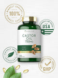 Carlyle Castor Oil 750mg | 200 Softgels | Traditional Herb | Non-GMO Gluten Supplement