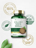 Carlyle Celery Seed Extract Capsules | 2000Mg | 240 Count | Non-Gmo And Gluten Free Formula | Traditional Herb Supplement