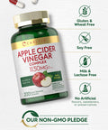 Carlyle Apple Cider Vinegar Capsules | Apple Lean | 200 Pills | Non-Gmo & Gluten Free Supplement | With Diet Plan