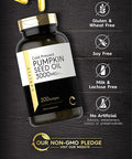 Carlyle Pumpkin Seed Oil | 3000Mg | 200 Softgel Capsules | Non-Gmo And Gluten Free Formula | Cold Pressed Dietary Supplement
