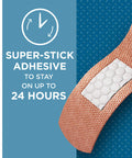 Band-Aid Brand Tough Strips Adhesive Bandages For Wound Care, Durable Protection For Minor Cuts And Scrapes, Extra Large Size, 10 Ct