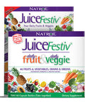 Natrol Juicefestiv Daily Fruits and Veggies Capsules with SelenoExcell for Improved Metabolism, Boosts Energy and Well-Being, 120 Count