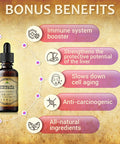 HERBALICIOUS Ecea Supplement - Natural Root Extract Liquid Drops - Antioxidant Rich Formula For Immune Function Support - Vegan Herbal Tincture - Non-Gmo, Alcohol-Free & Gluten-Free - 2 Fl. Oz.