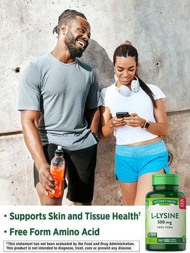 Nature's Truth L-lysine 500mg Bonus Tablets, 130 Count