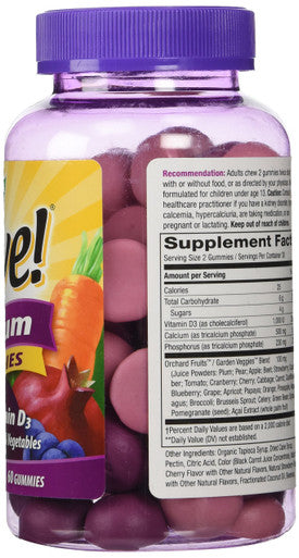 Natures Way, Calcium Alive Plus D 100 Mg, 60 Chewa