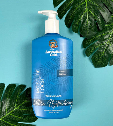 Australian Gold Moisture Lock Tan Extender Lotion Enriched With Vitamin E & Aloe Vera Cocoa Dreams Fragrance 16 Fl Oz