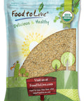 Food to Live Organic Powerful Flax and Hemp Seeds Blend, 8 Ounces Non-GMO Mix of Raw Hemp Hearts and Cold-Milled Golden Flaxseeds, Vegan, Kosher, Bulk. Rich in Omegas. Perfect for Salads and Smoothies