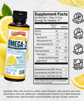 Barlean's Seriously Delicious Omega 3 Sorbet Lemon Creme From Fish Oil With 1080Mg Of Epa Dha All Natural Fruit Flavor Non Gmo Gluten Free 8 Ounce Bottle Fg 10043
