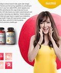 Apple Cider Vinegar Gummies Turmeric with Ginger Caps Powerful Combo for Metabolic Support Digestive Health Energy Weight Loss Detox Cleanse. Vitamins B6B12 Beet Pomegranate Juice Vegan