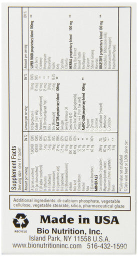 Bio Nutrition Inc, Women'S Wellness, 60 Tab