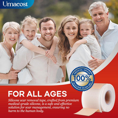 Medical Silicone Scar Tape For Scars: Medical Grade Scar Sheets Reduces The Appearance Of Scars From Surgical Acne Stitches Burns More 1.6"X 120"