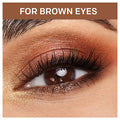 Eyeshadow Palette by Almay, Longlasting Eye Makeup, Primer Enriched with Antioxidant Vitamin E, Hypoallergenic, 010 Brown Eyes, 0.1 Oz