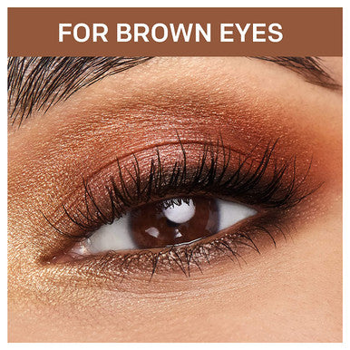 Eyeshadow Palette by Almay, Longlasting Eye Makeup, Primer Enriched with Antioxidant Vitamin E, Hypoallergenic, 010 Brown Eyes, 0.1 Oz