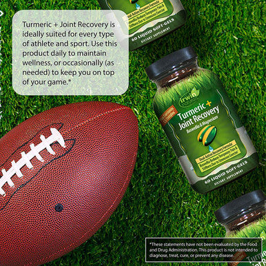 Irwin Naturals Turmeric Joint Recovery For Post Workout Recovery 60 Liquid Softgels Bundle With A Pill Case