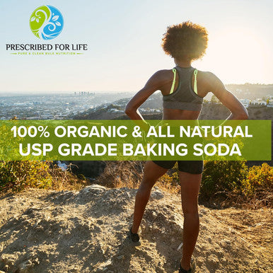 Prescribed For Life Sodium Bicarbonate Powder | Organic Aluminum Baking Soda | Bicarbonato De Sodio En Polvo | Usp Grade (1Kg / 2.2Lb)