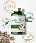 Carlyle Maitake Mushroom Capsules | 1600Mg | 400 Count | Non-Gmo & Gluten Free Extract | Mushroom Supplement