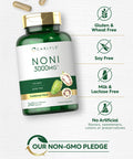 Carlyle Noni Fruit Capsules 3000Mg | 240 Count | Non-Gmo, Gluten Free | Traditional Herb Supplement